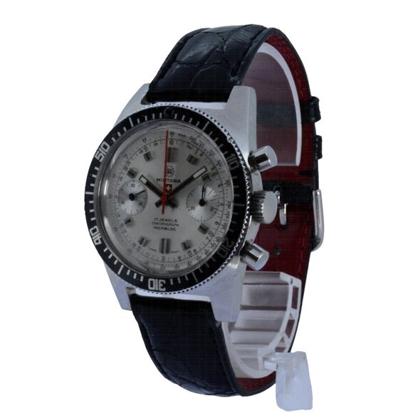 Rare Dixi Militaria Men's 38mm Manual Chronograph Watch 1006-10 Valjoux 7733! - Picture 2 of 10